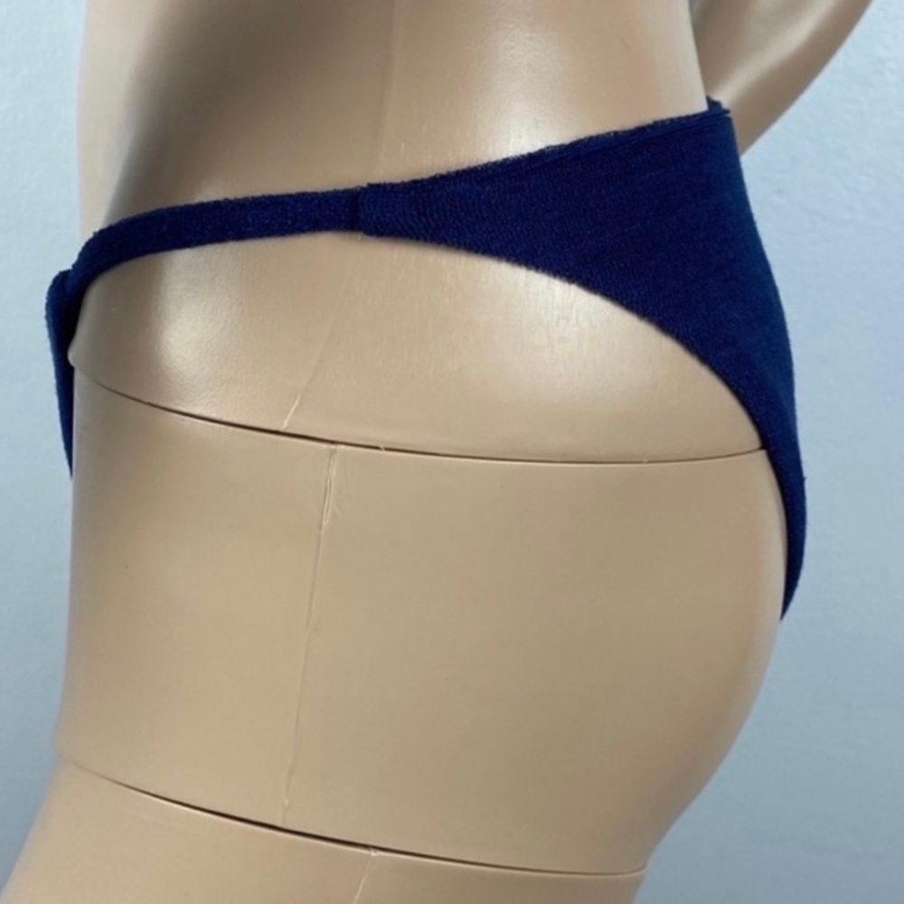 NEW ONIA NAVY TERRY BIKINI BOTTOM - Picture 3 of 7